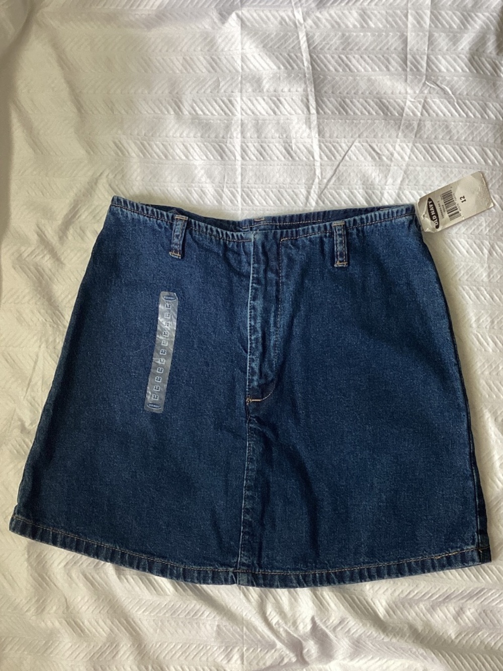 Old Navy DENIM SKORT Girls size 12 Jean Skirt Shorts NWT xxs Juniors